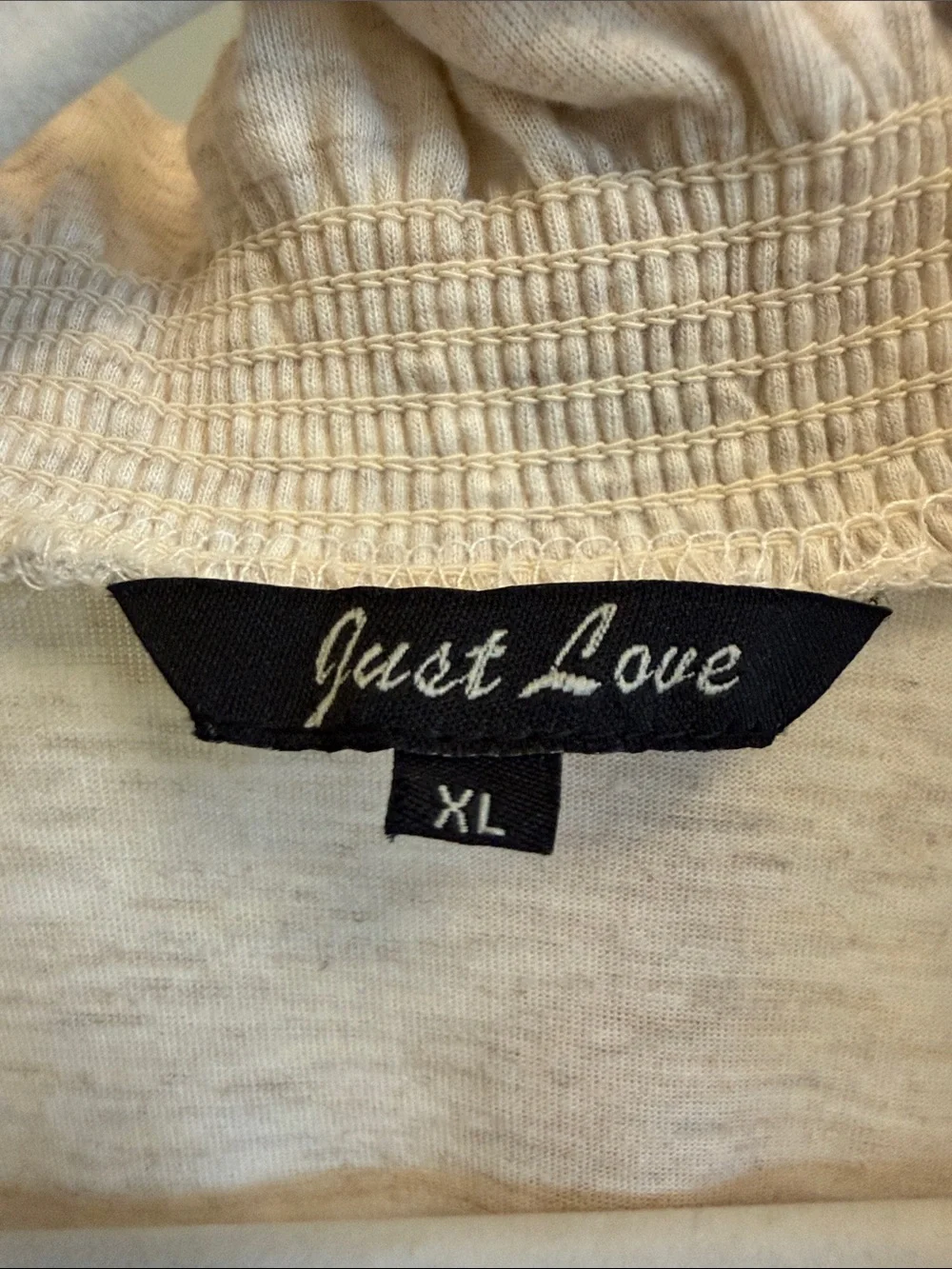 Just Love Cream Lightweight Ruffle-Trim Open Cardigan - Picture 2 of 10